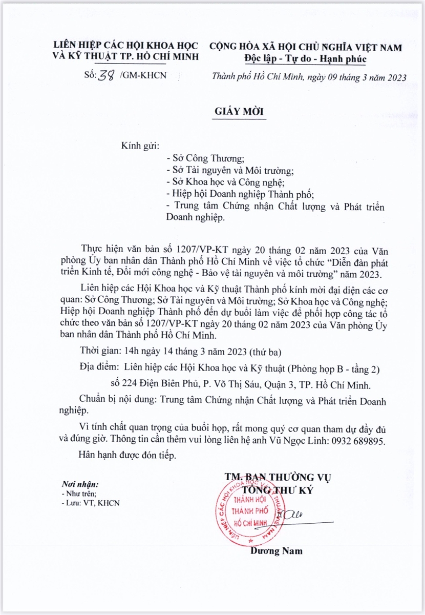 Diễn đàn phát triển kinh tế chuyển đổi công nghệ số, bảo vệ tài nguyên và môi trường TP HCM