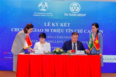 Tập đoàn Tín Thành ký kết thương mại tín chỉ số TTS tại Singapore